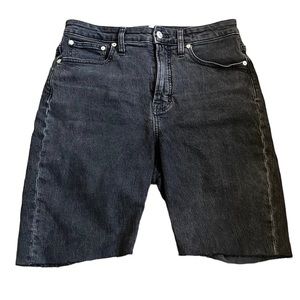 Madewell The Curvy Perfect Vintage Jeans Cutoff into Denim Shorts Size 28